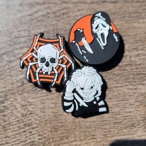 12 Halloween/Horror themed croc charms